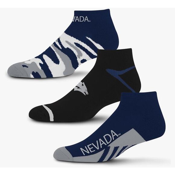 Men’s For Bare Feet Brand Nevada Ankle Socks Size Large 3 Pairs - Picture 3 of 4